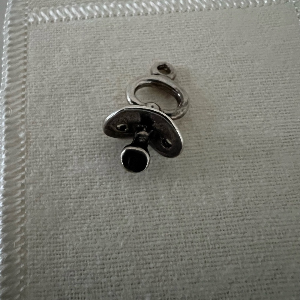Silver Pacifier Charm - Picture 3 of 4